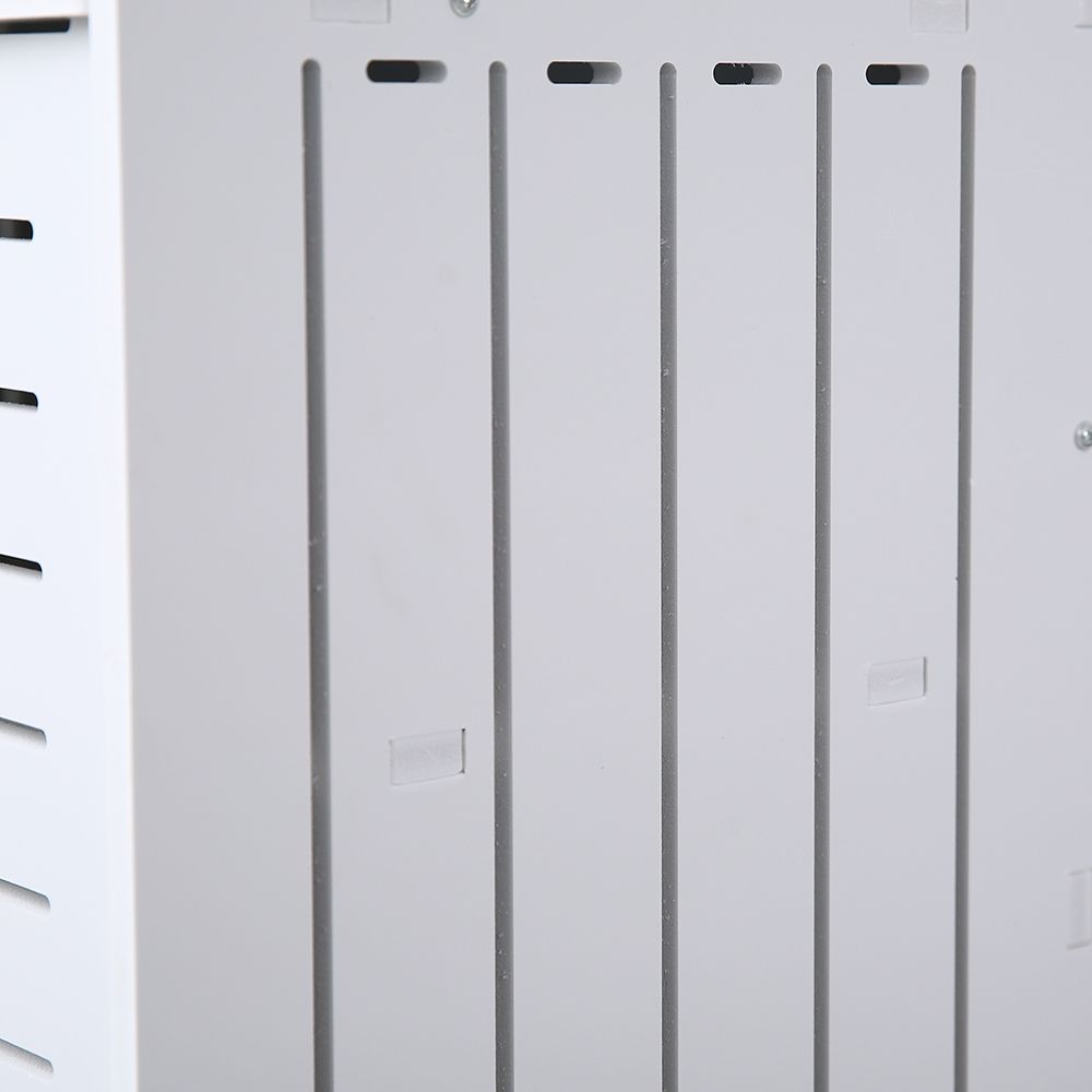 Double Door Double Compartment 80 High Storage Cabinet Pvc (50x30x80)cm