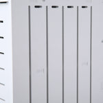 Double Door Double Compartment 80 High Storage Cabinet Pvc (50x30x80)cm