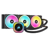 Corsair iCUE LINK H150i 360mm RGB Liquid CPU Cooler, QX120 RGB Magnetic Dome Fans, 20 LED Pump Head, iCUE LINK Hub Included, Black-0
