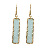 Fashion Jewellery Pink Acrylic Square Drop Earrings Wholesale Price Accessories-5